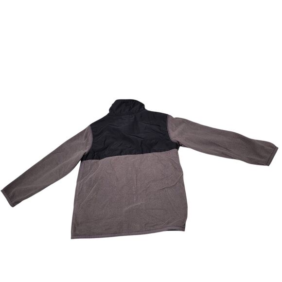 Carter's Toddler Kids Black and Gray Zip-Up Fleece Jacket Size 4T Pre-Own - Picture 4 of 11